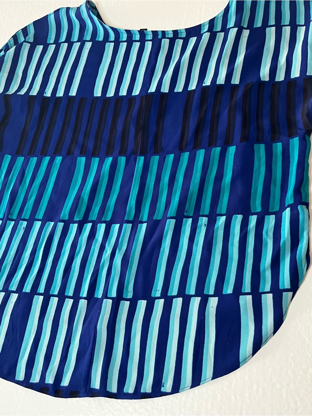 Apt. 9 Blue and Teal Striped Kids Skirt